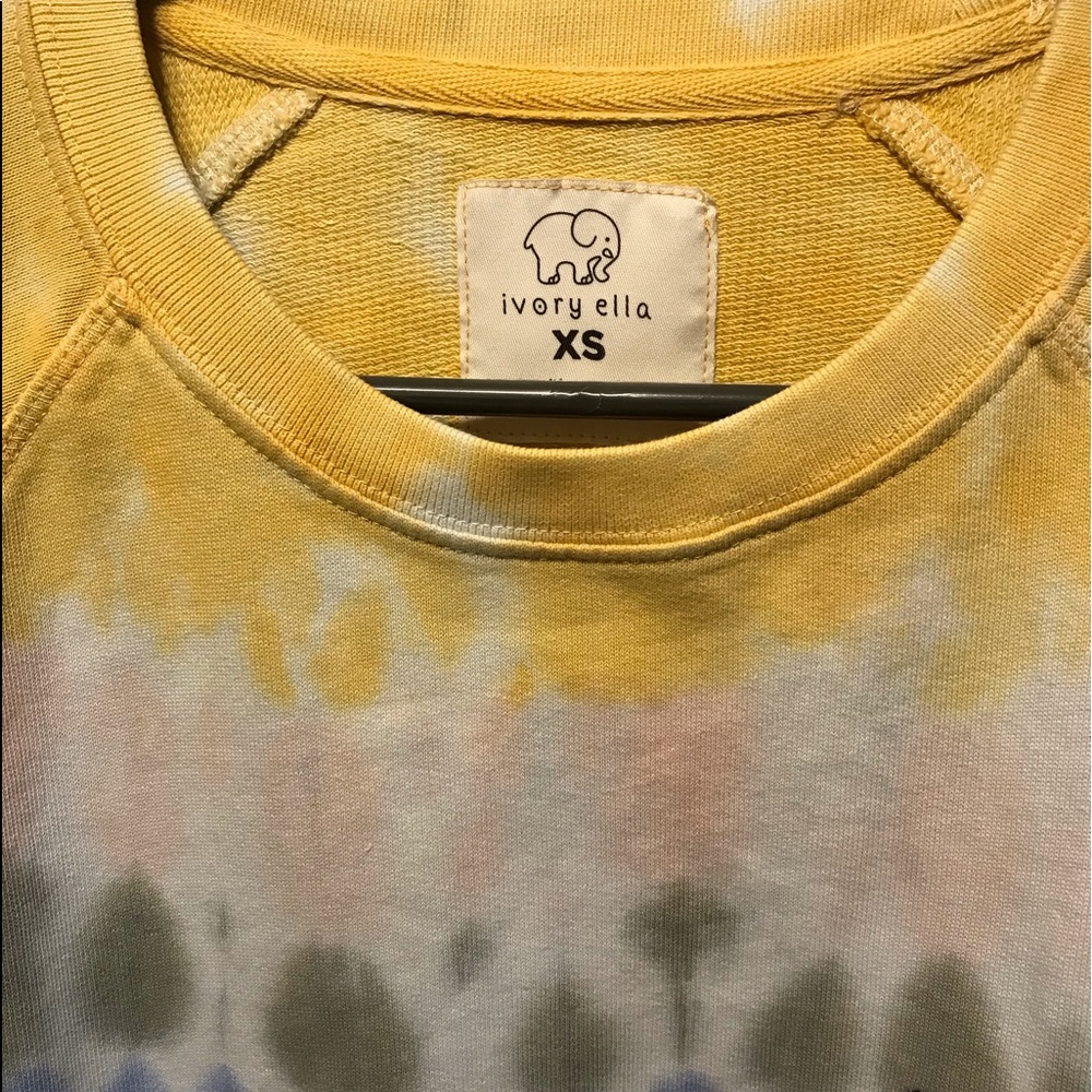 NWT Ivory Ella Tie Dye Sweatshirt - Picture 4 of 7